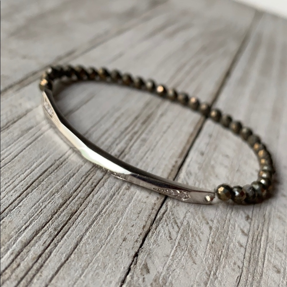 Kendra Scott Supak Pyrite Stacking Bracelets NEW - Picture 7 of 14